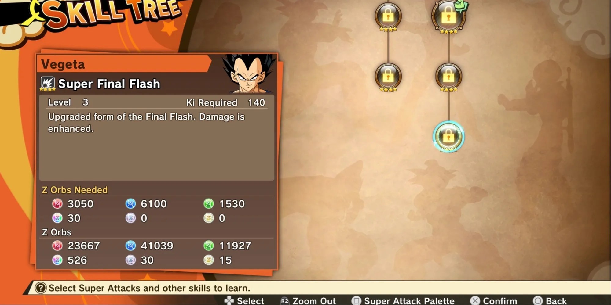 Dragon Ball Z Kakarot Super Final Flash Super Move