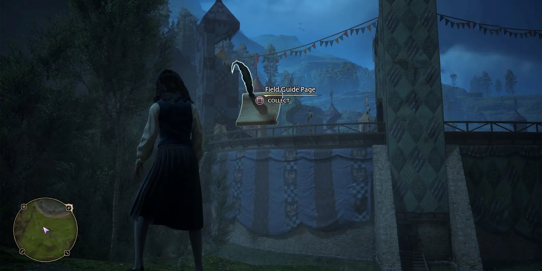 Field Guide Page Locations for Bell Tower Wing in Hogwarts Legacy