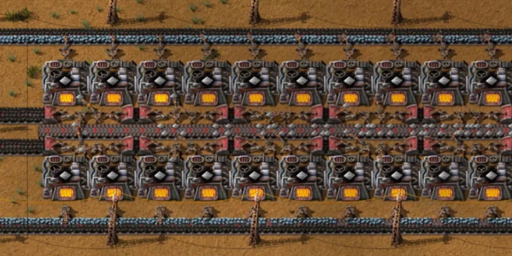 Factorio Best Smelting Setup