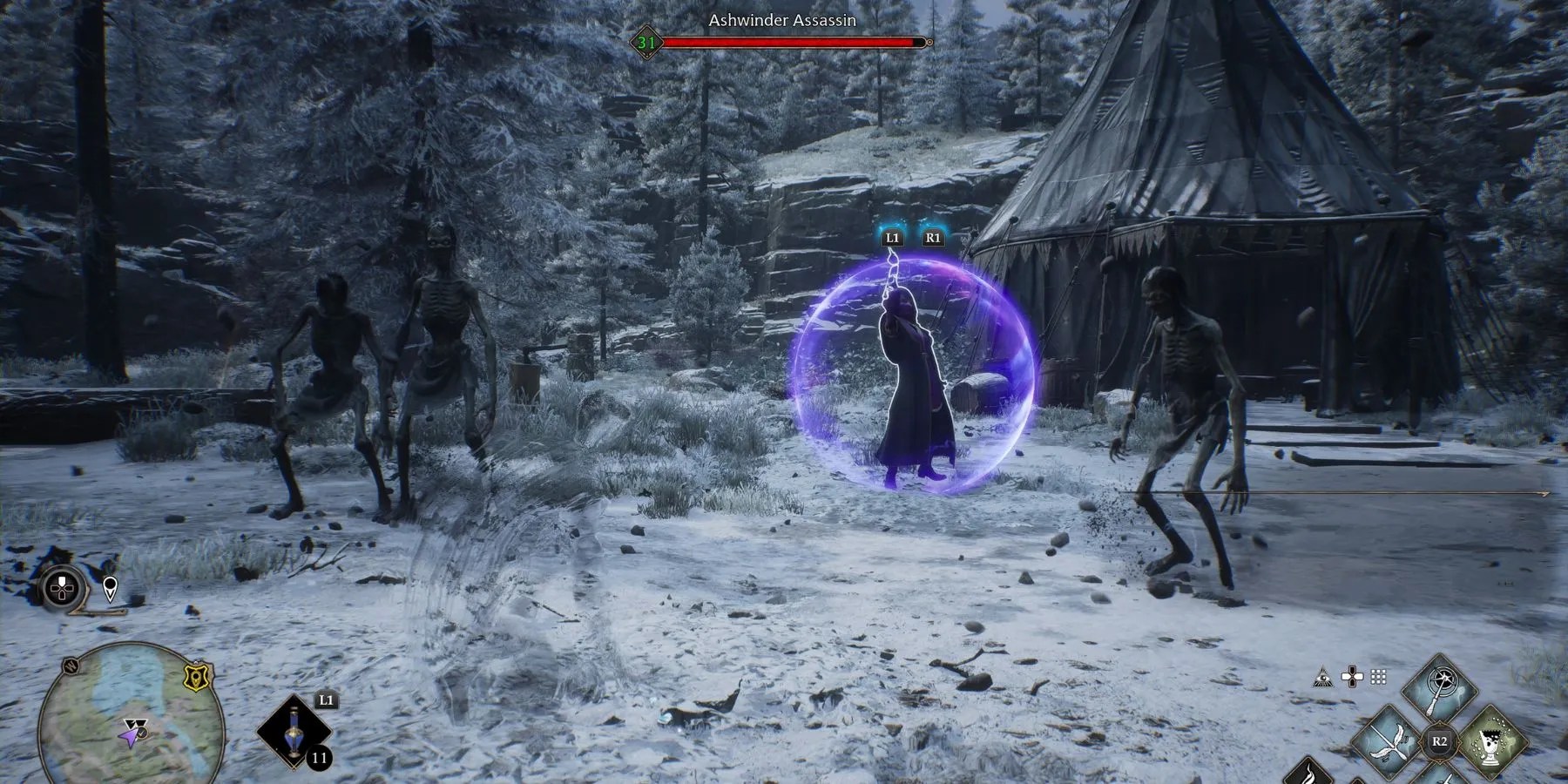 hogwarts legacy ashwinder assassin inferi summoning