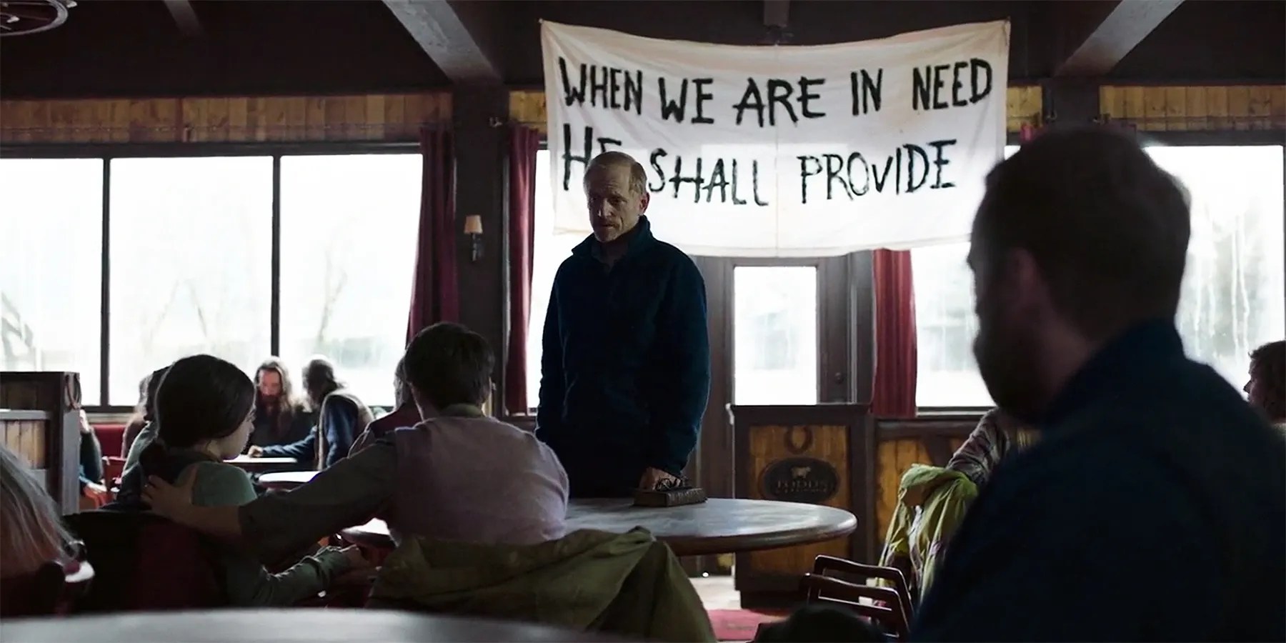 The Last of Us diner banner