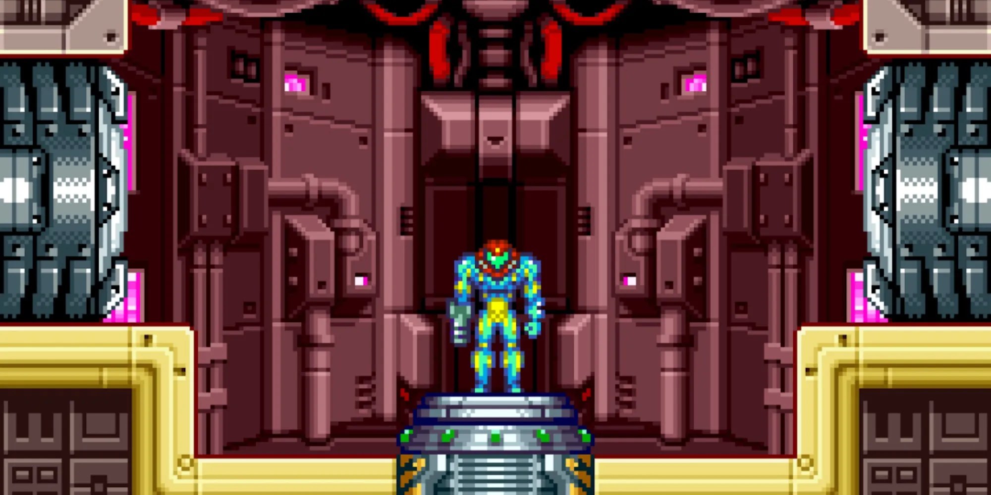 The save room in Metroid Fusion