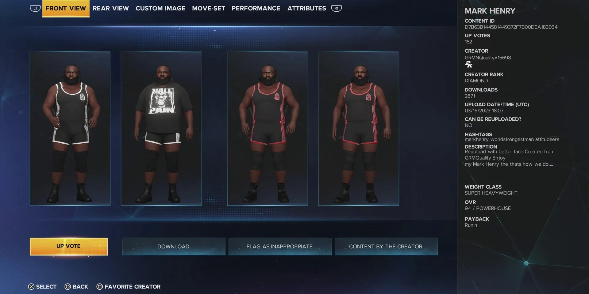wwe-2k23-best-caws-based-on-aew-wrestlers-mark-henry