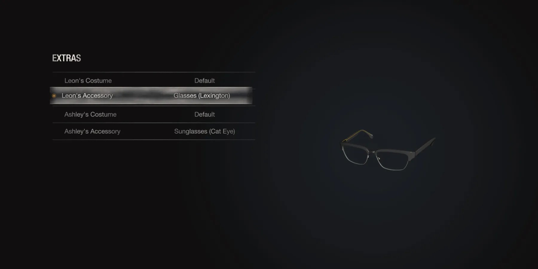 Leon&rsquo;s Lexington Glasses in Resident Evil 4 remake