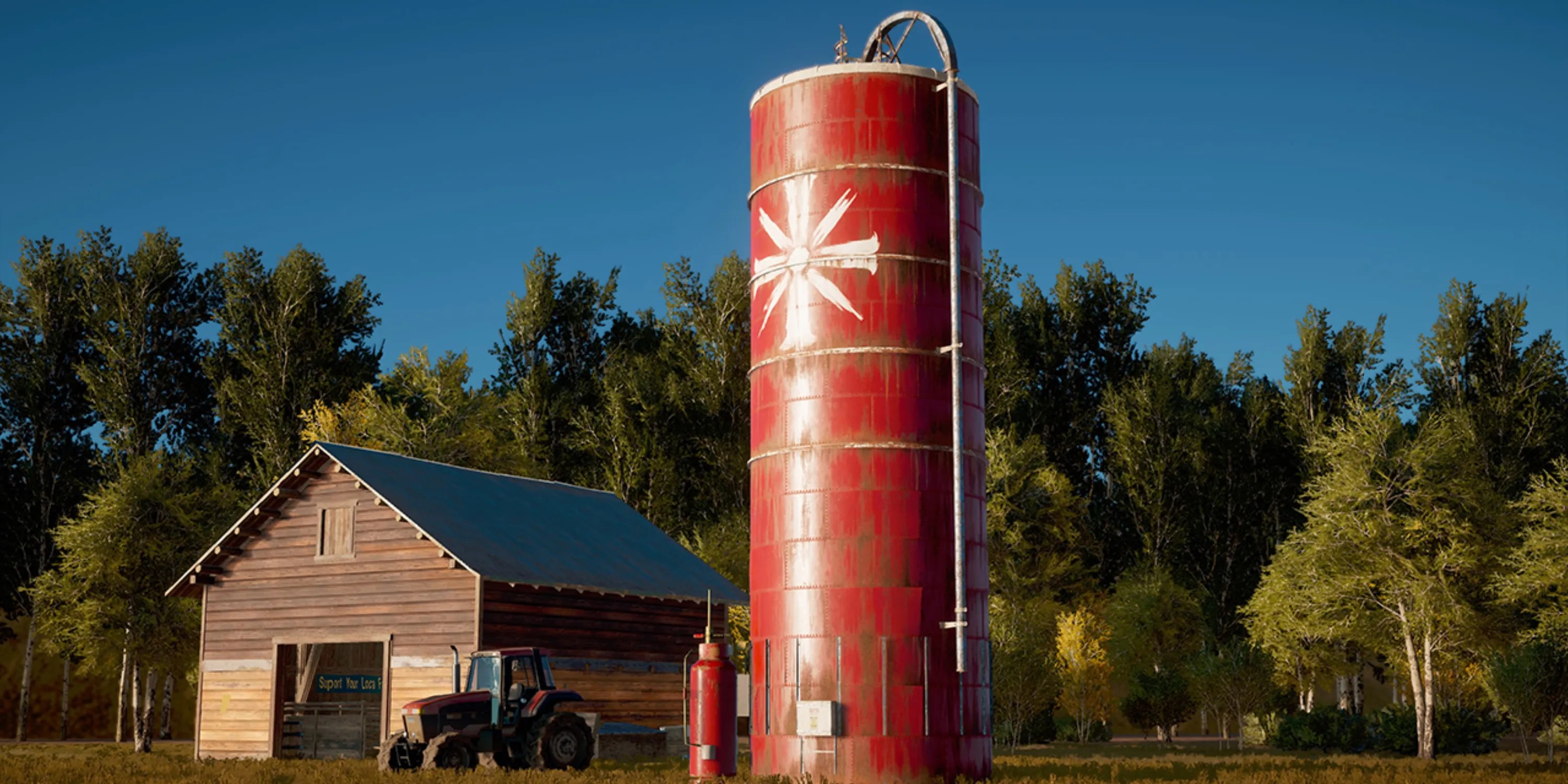 Red Silos that hold Eden Gate&rsquo;s resources