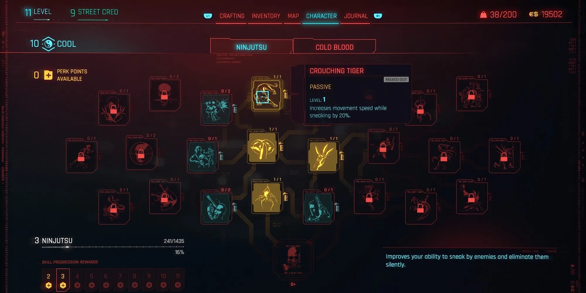 Cyberpunk 2077 Best Perks In The Ninjutsu Tree