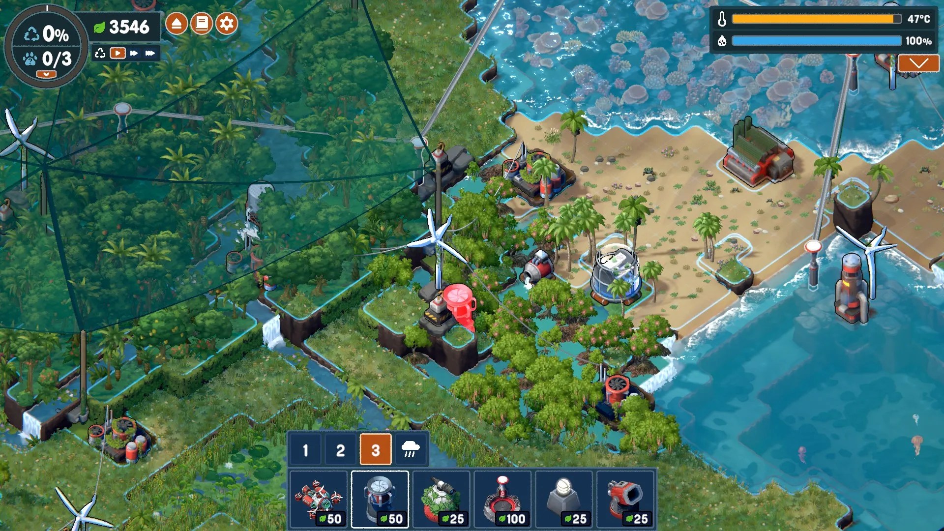 Terra Nil Desolate Tier 3