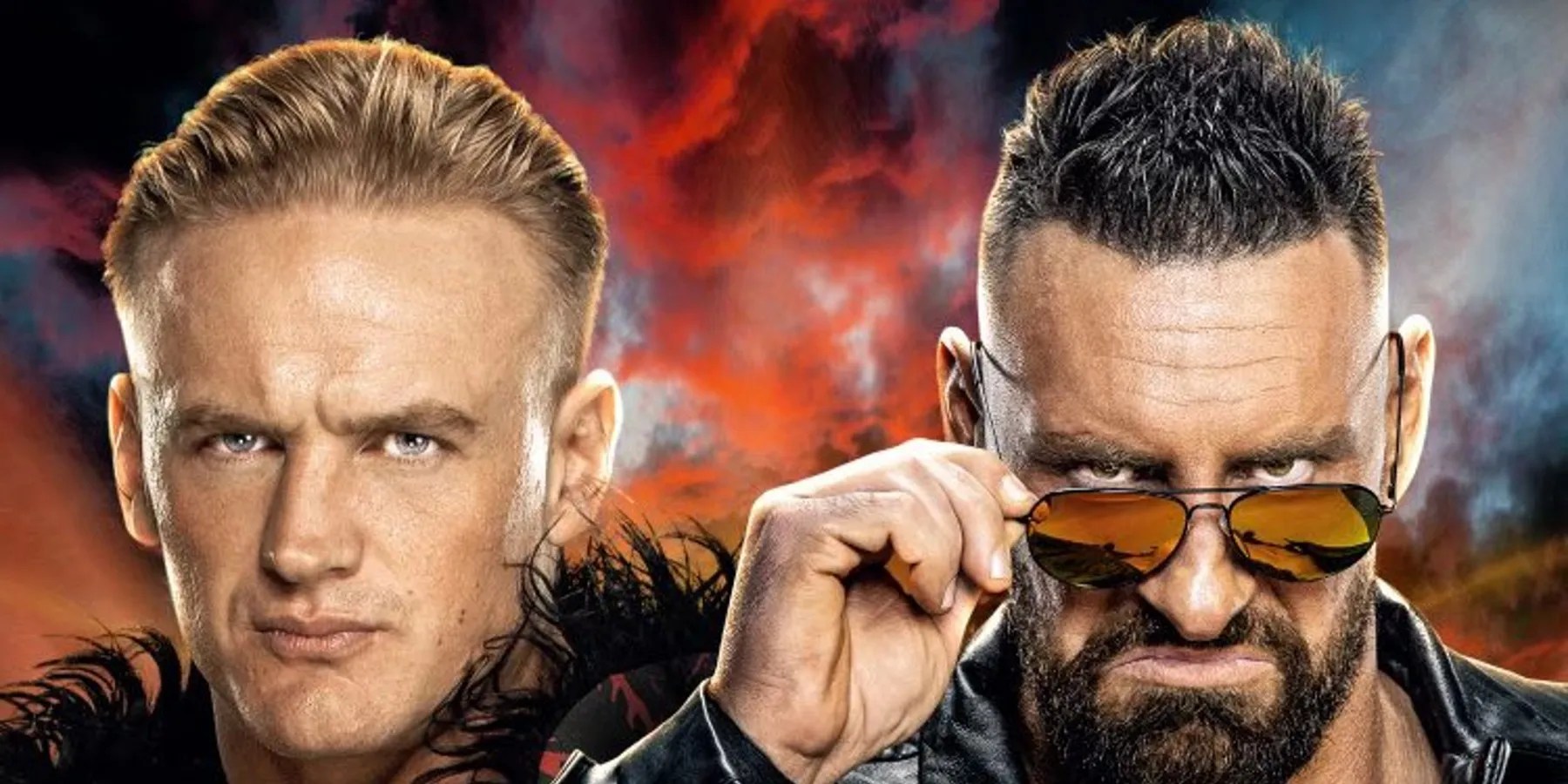 Ilja Dragunov and Dijak NXT Battleground 2023 graphic