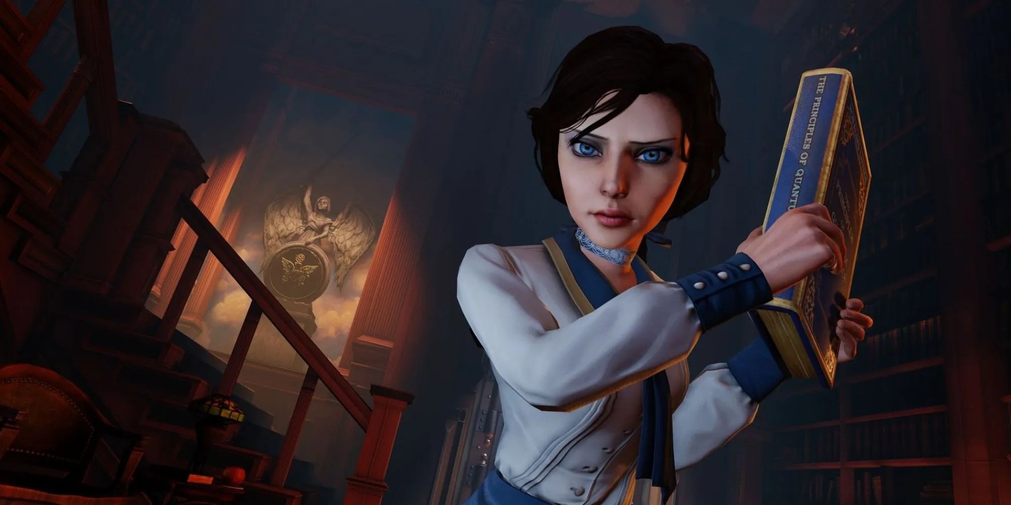 Bioshock Elizabeth with a book