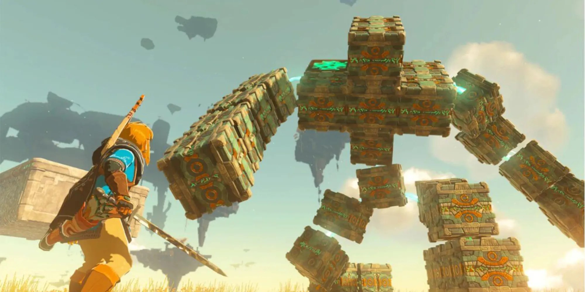 Link facing a Flux Construct 1