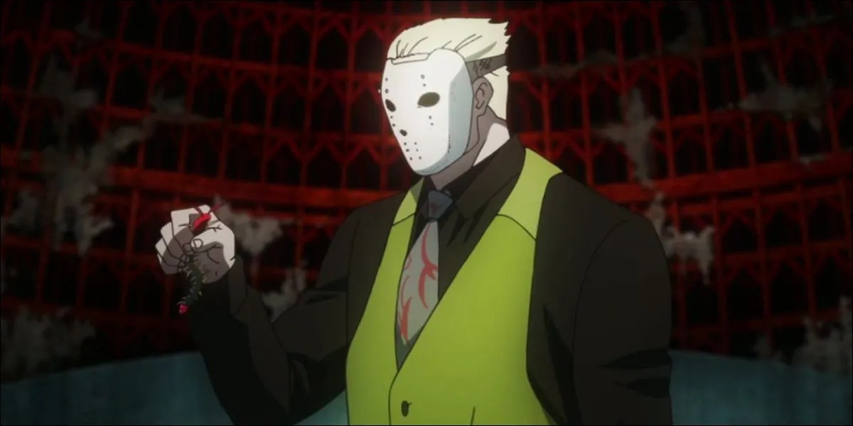 Tokyo Ghoul, Yamori holding centipede