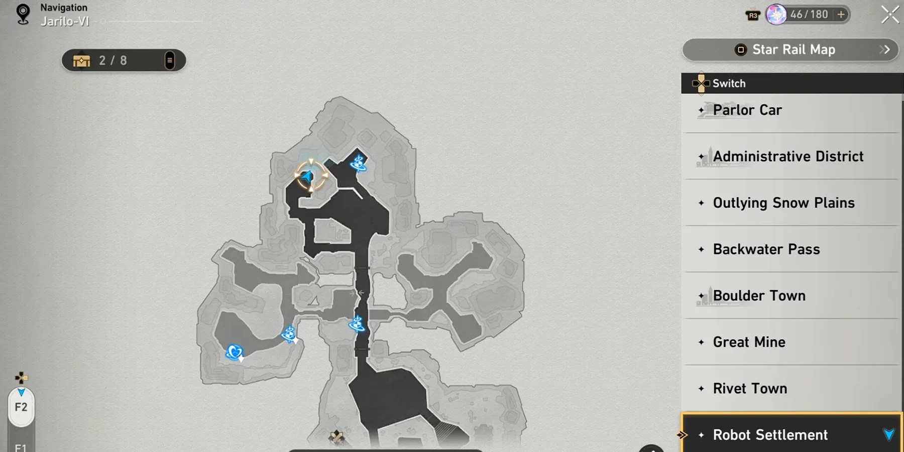 robot settlement treasure chest 2 location in honkai star rail