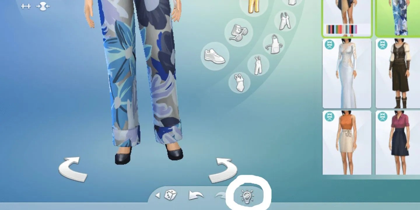 The Sims 4 Randomise From Gallery