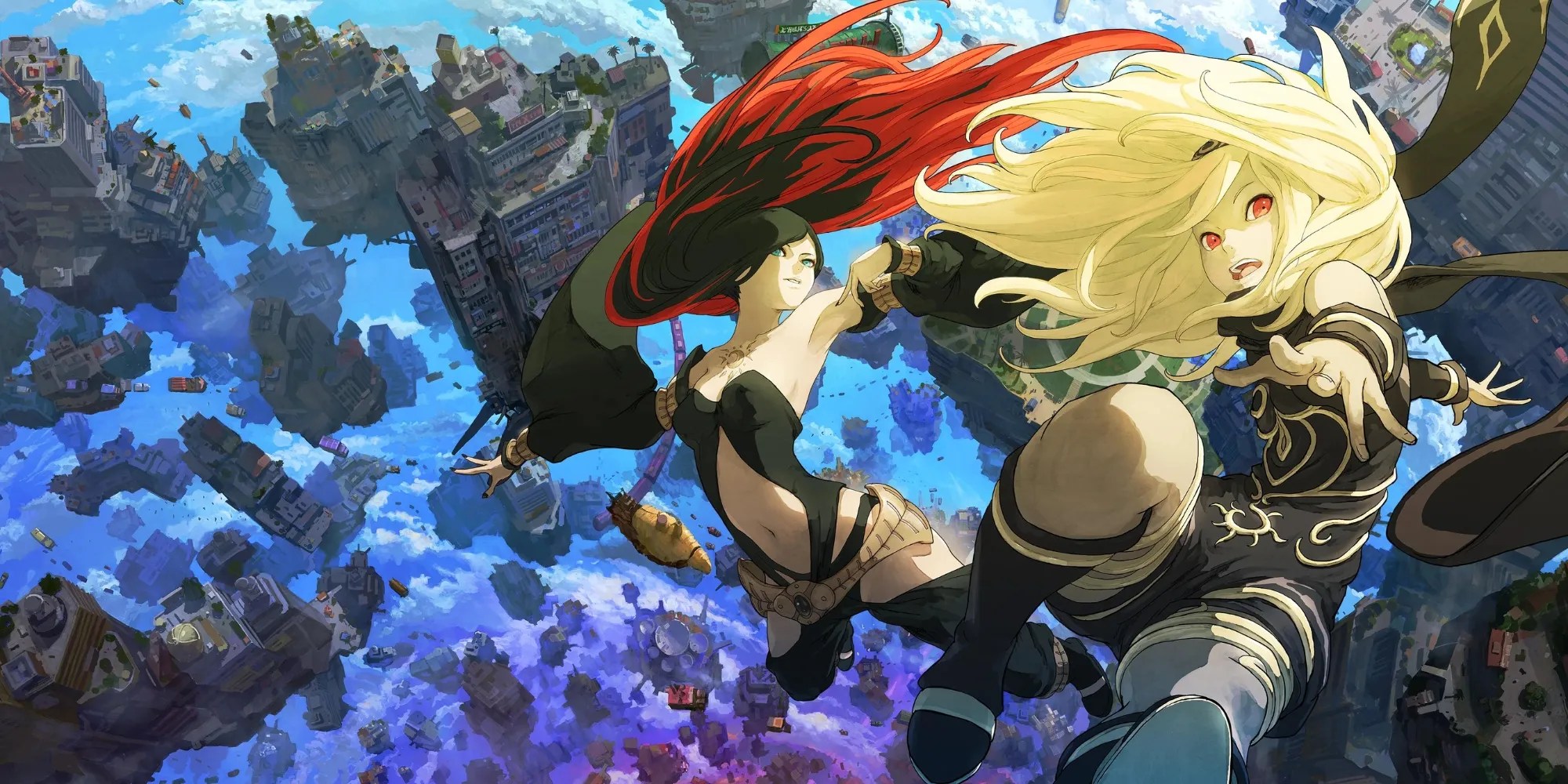 raven and Kat in Gravity Rush