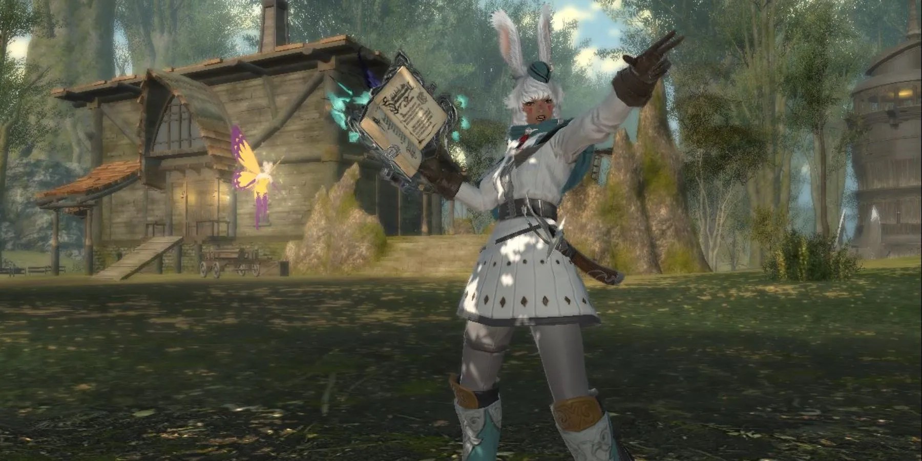 Green Mage class casting a spell