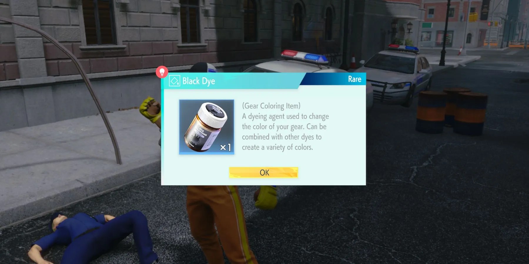 image showing dye in street fighter 6 used to change outfit color.