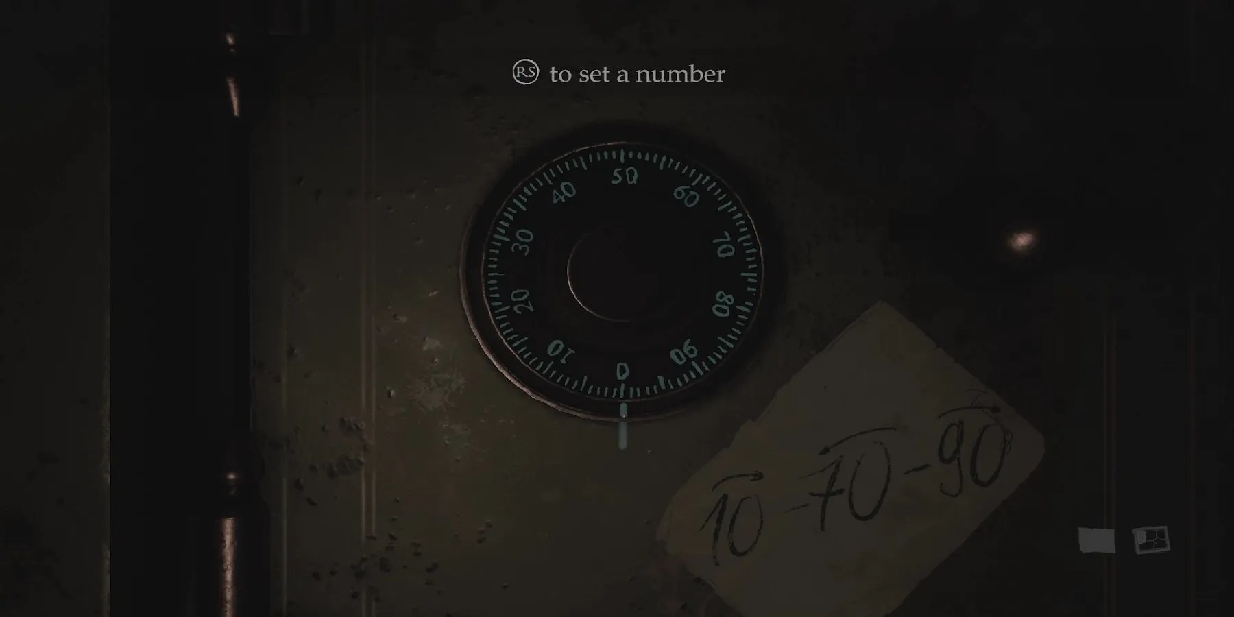 layers of fear - upside down room - safe code