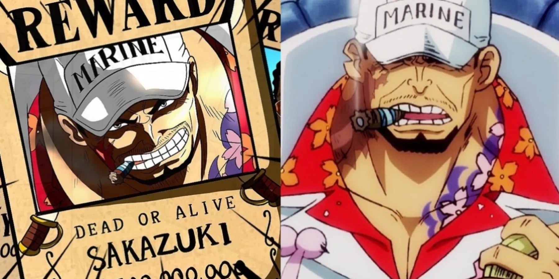 admiral sakazuki akainu one piece