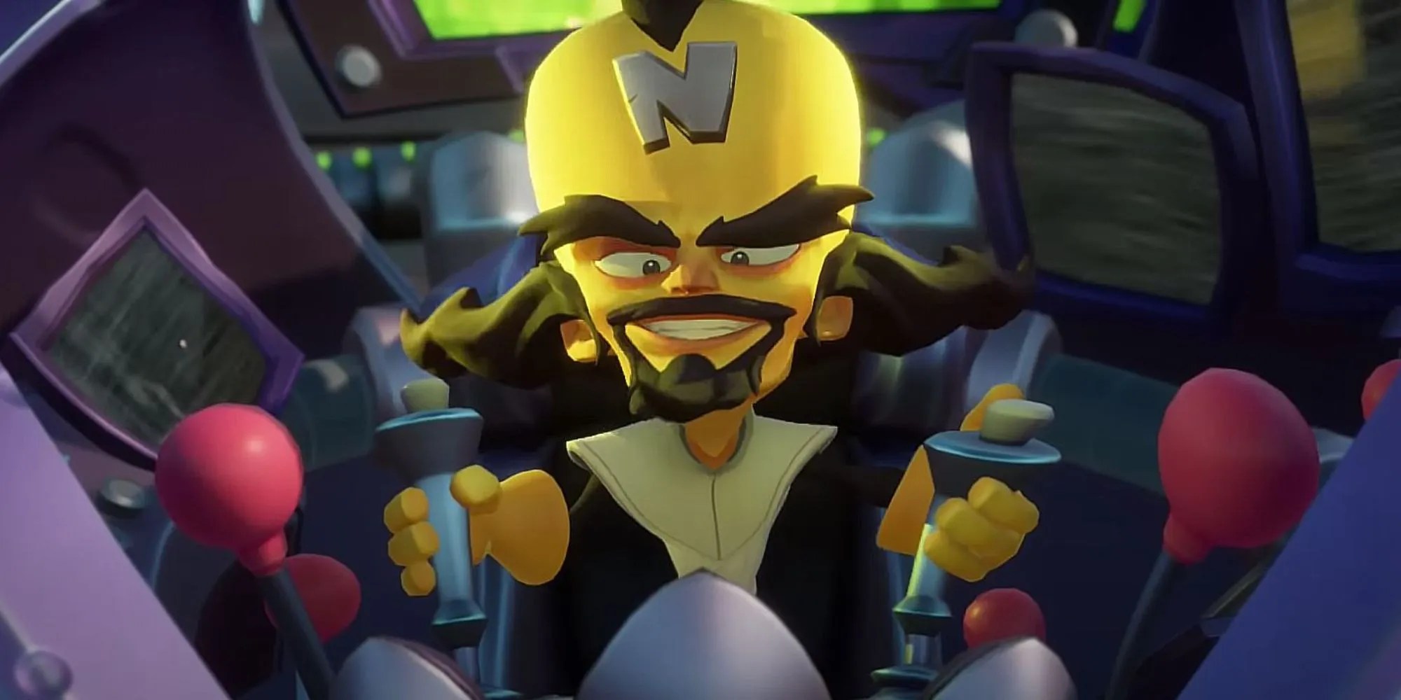 Dr. Neo Cortex smiling