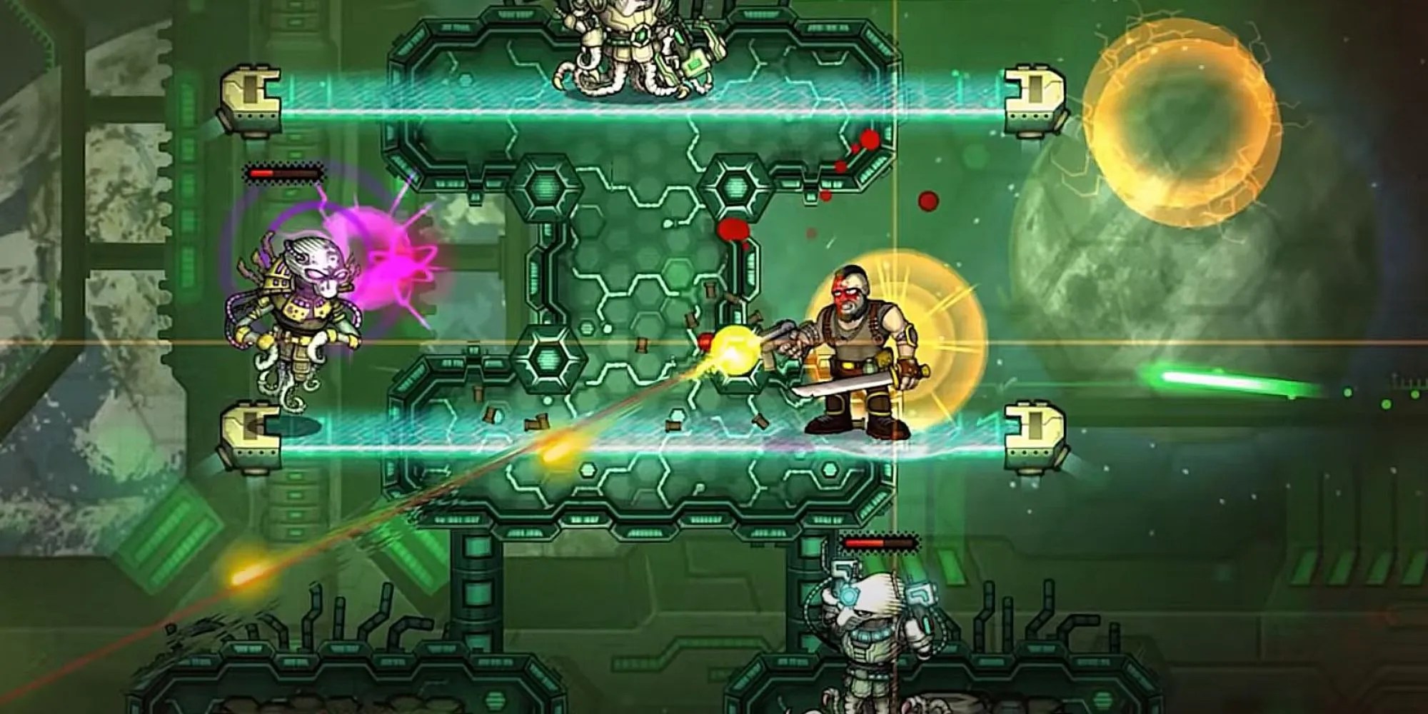 Fury Unleashed player shooting