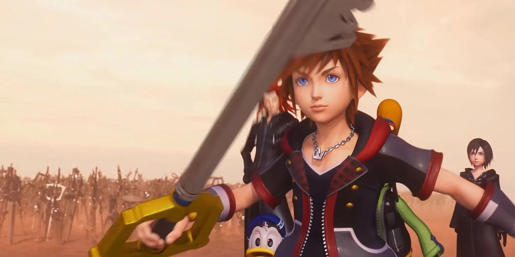 Keyblade held by sora