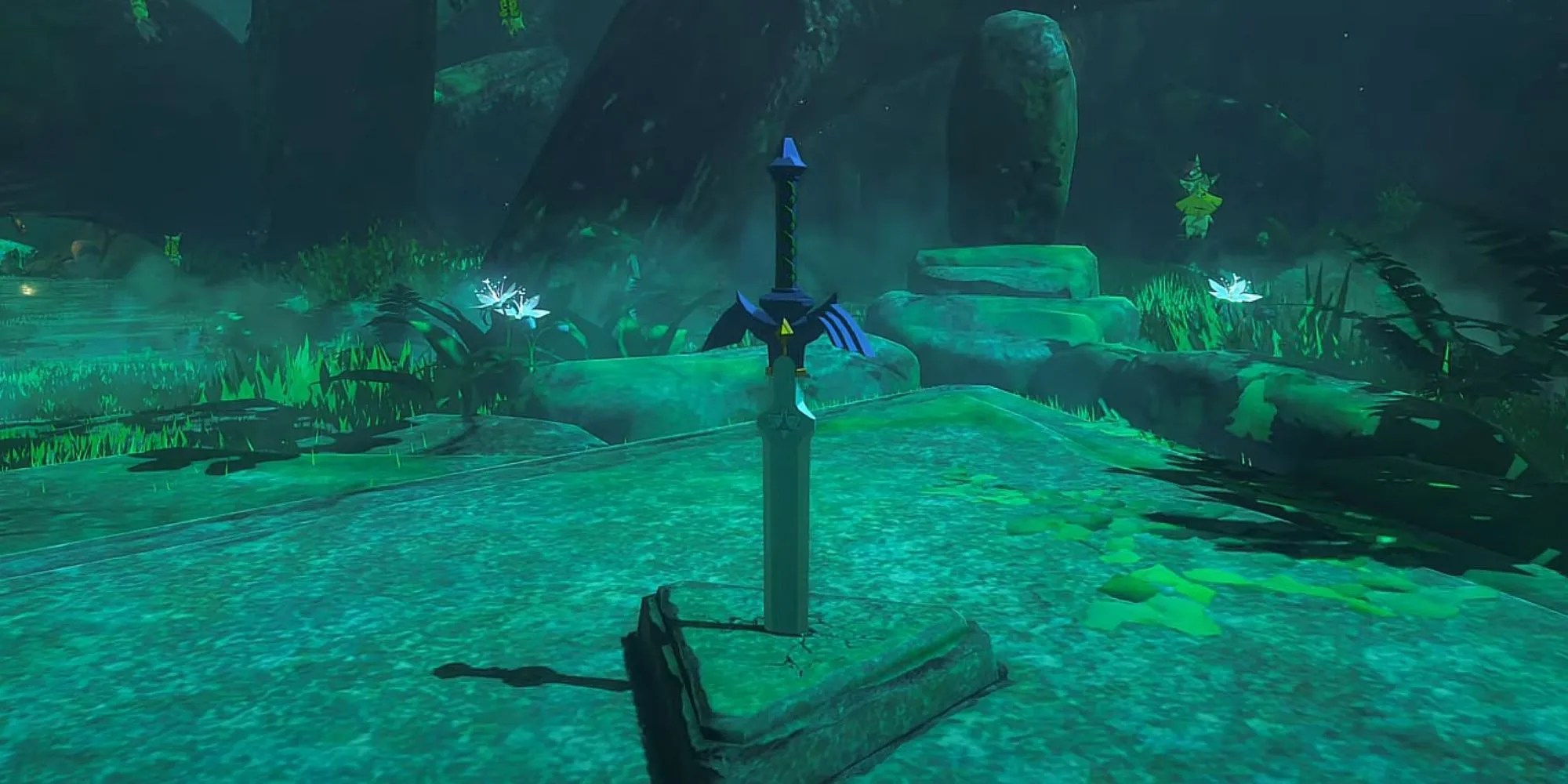 Master Sword on stone