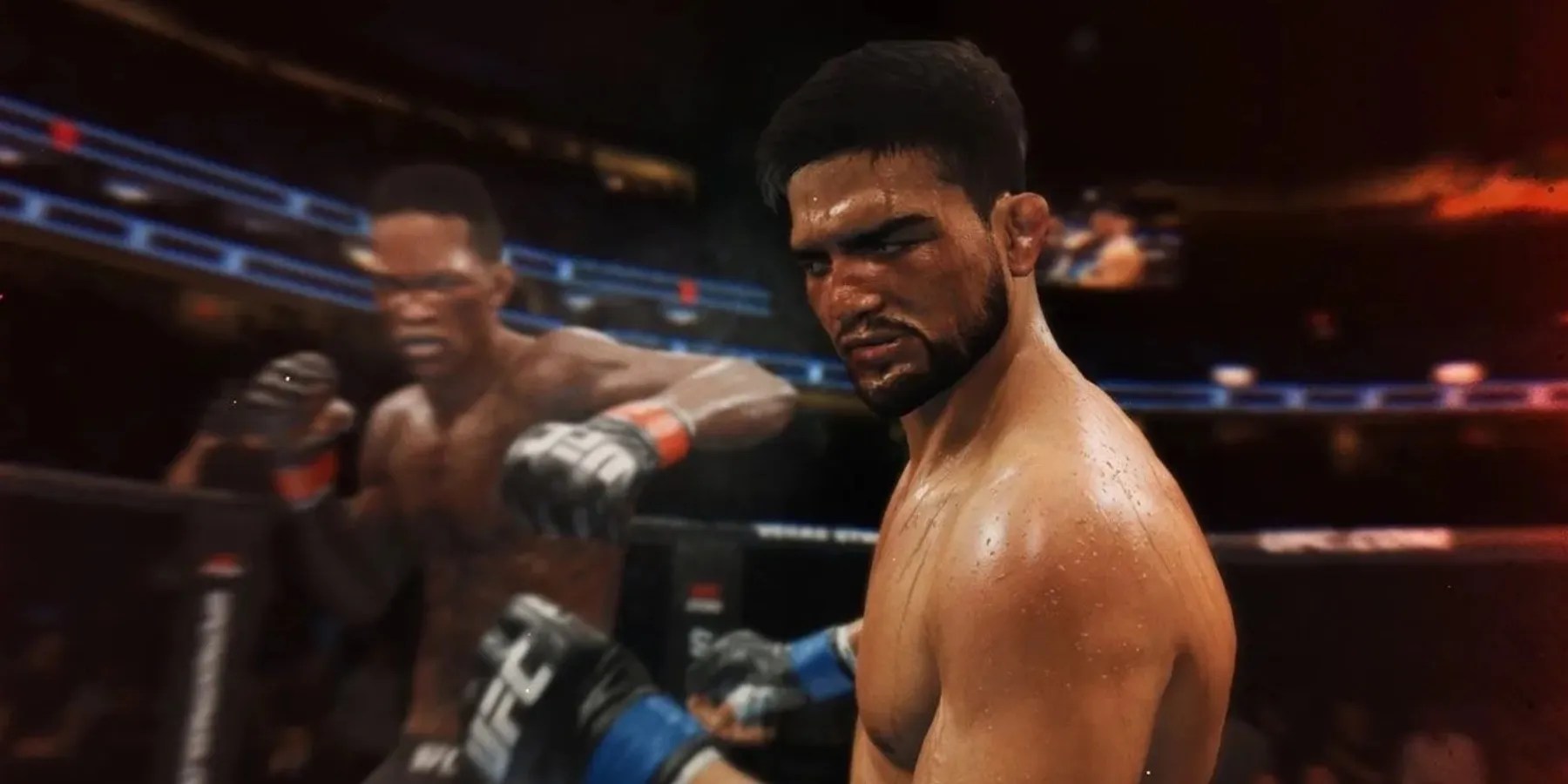 Adesanya hooks Gastelum in UFC 5