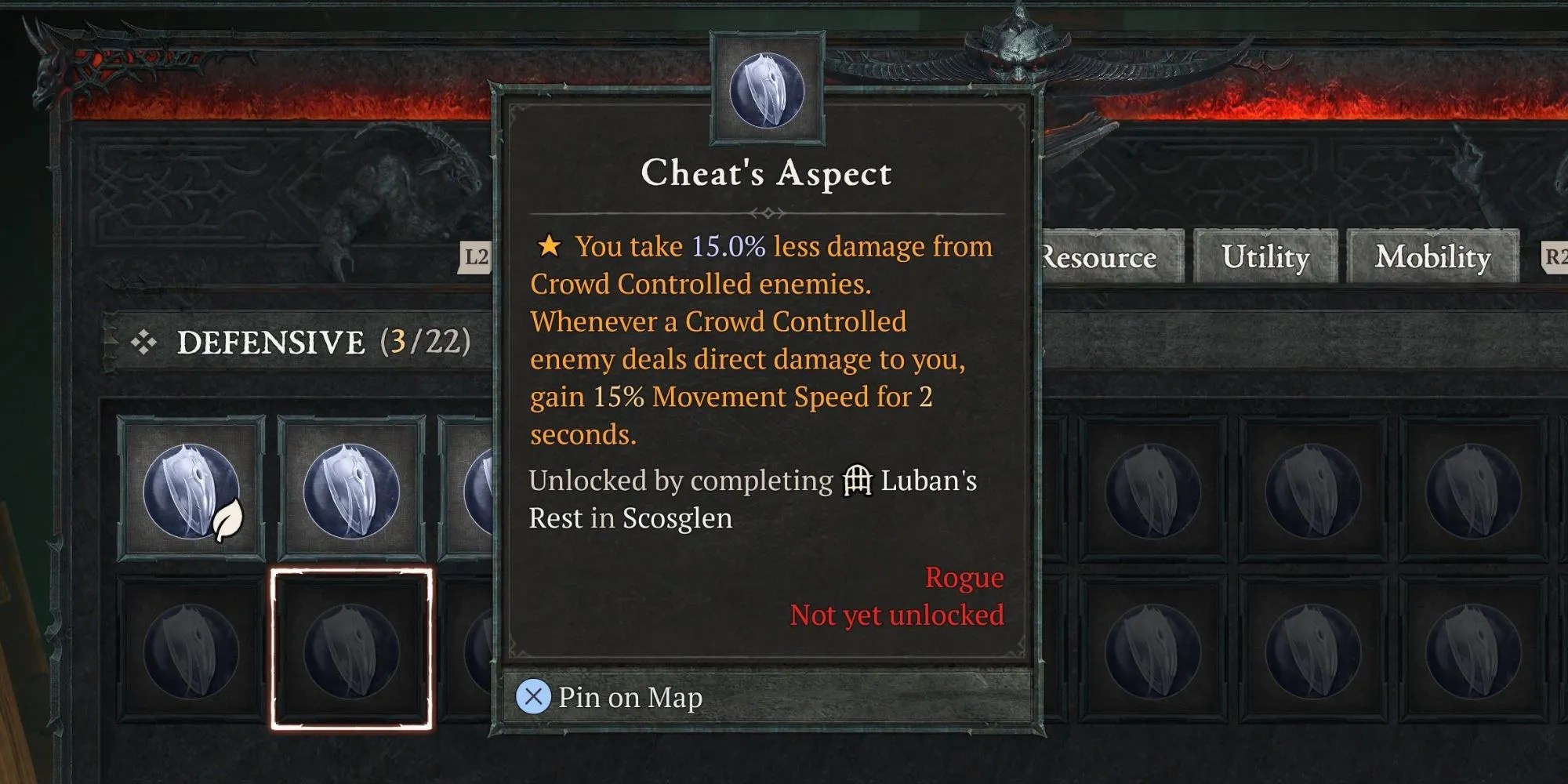 The Cheat&rsquo;s Aspect in Diablo 4