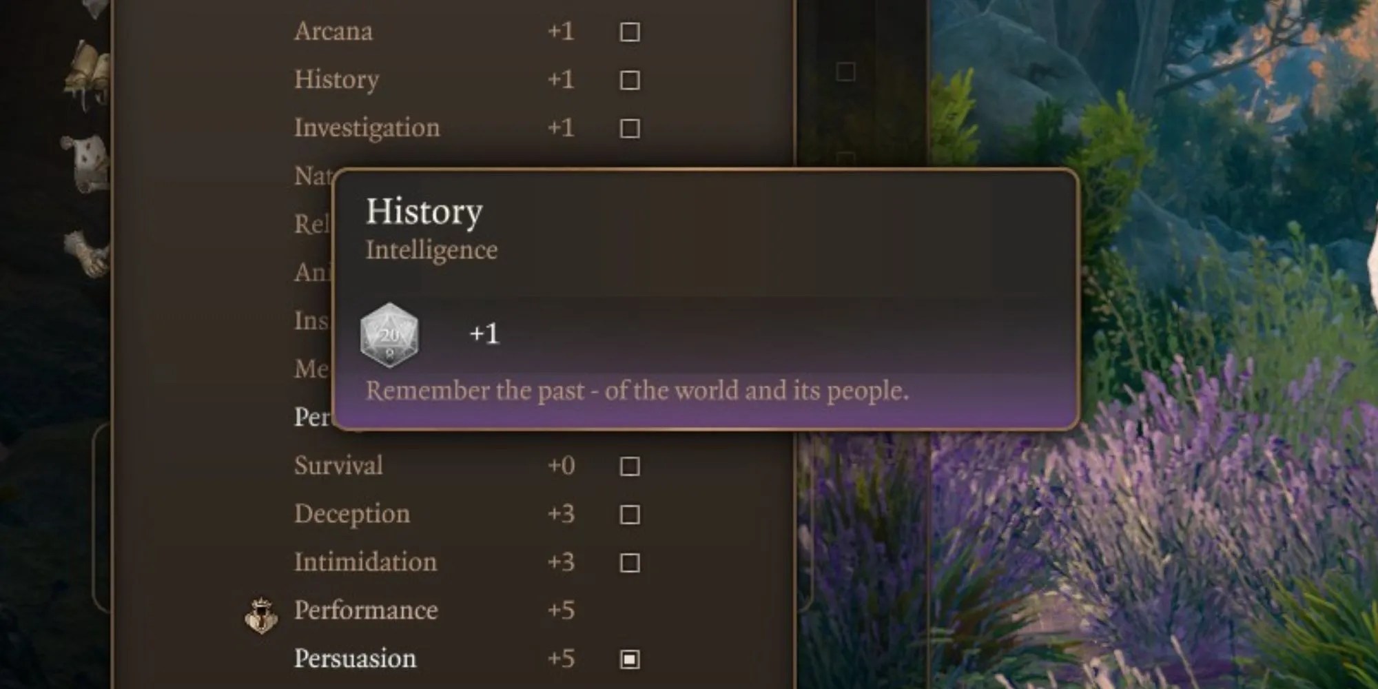 The History skill in Baldur&rsquo;s Gate 3