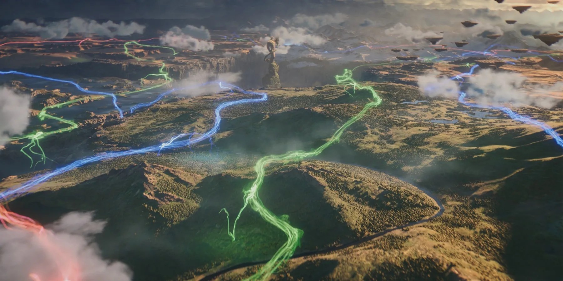 Leylines crossing across Aveum - Immortals of Aveum