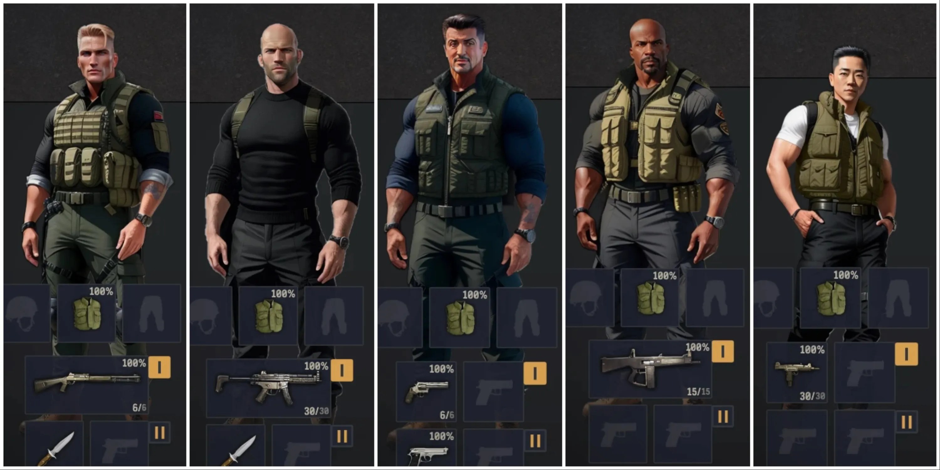 The Expendables in Jagged Alliance 3