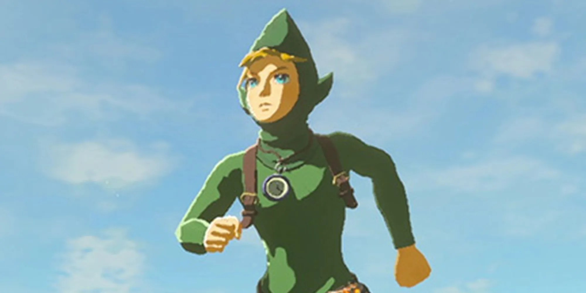 Link running dressed as Tingle