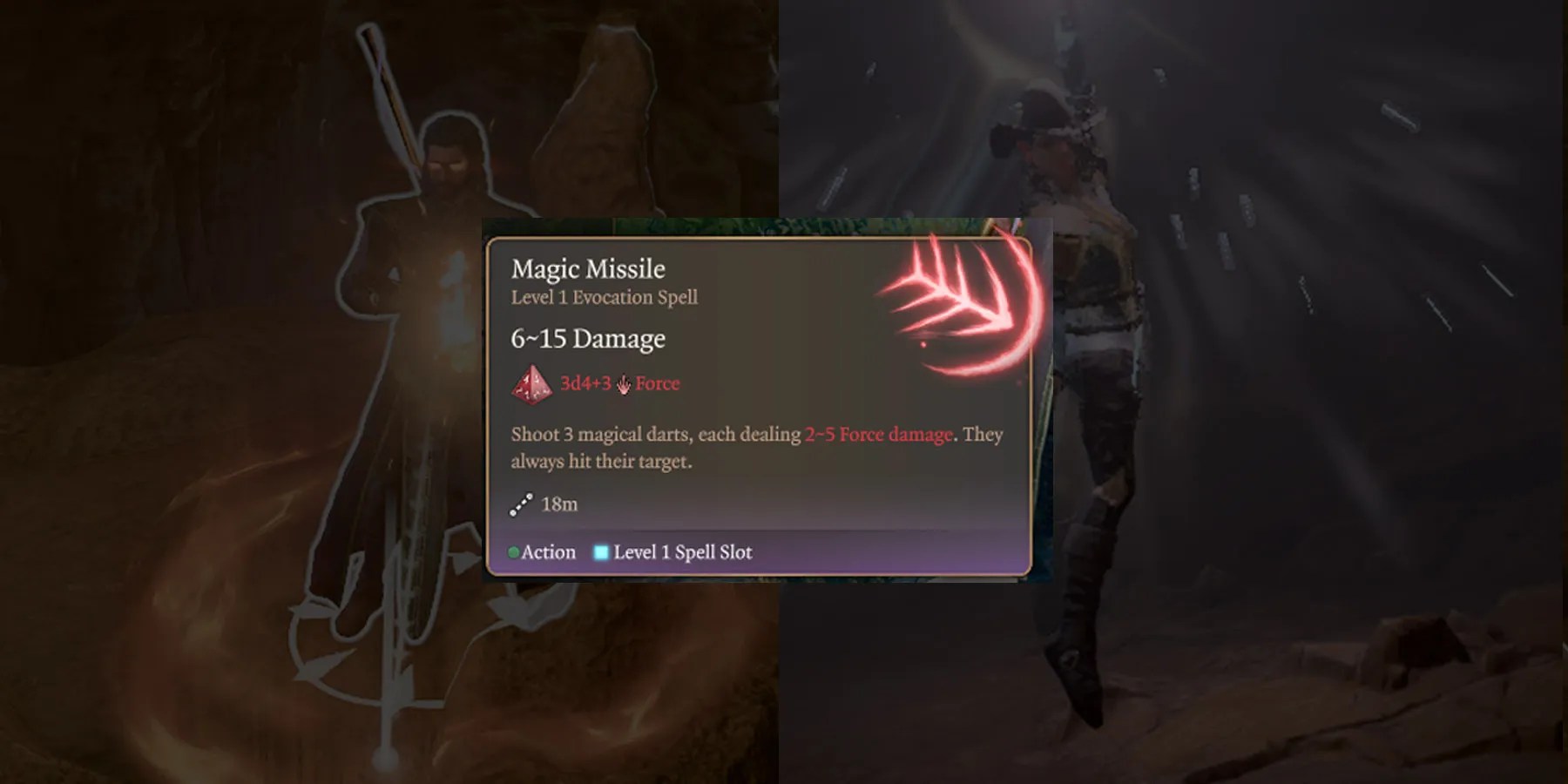 Using Magic Missile Baldur&rsquo;s Gate 3