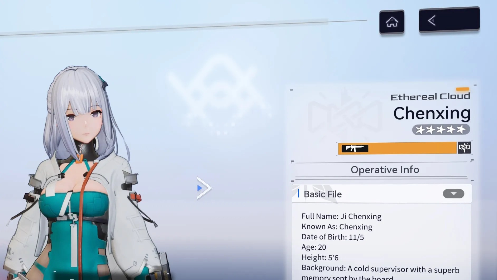 chenxing ethereal cloud from snowbreak