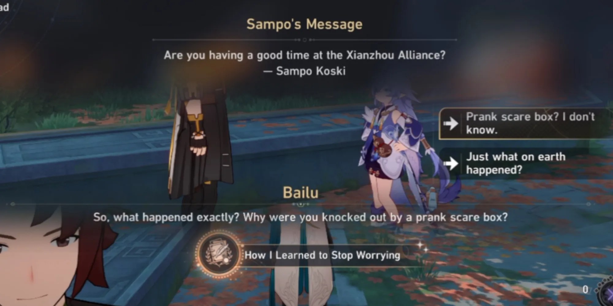 Honkai Star Rail How I Learned to Stop Worrying Achievement it&rsquo;s sampo&rsquo;s fault-1