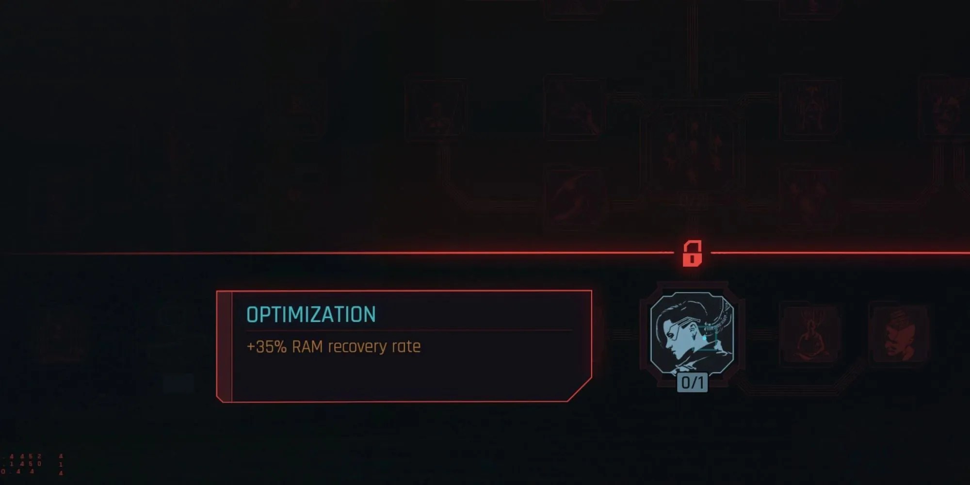 The Optimization skill in Cyberpunk 2077