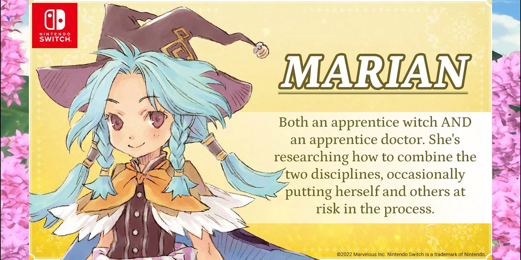 Marian, a bachelorette in Rune Factory 3 Special.