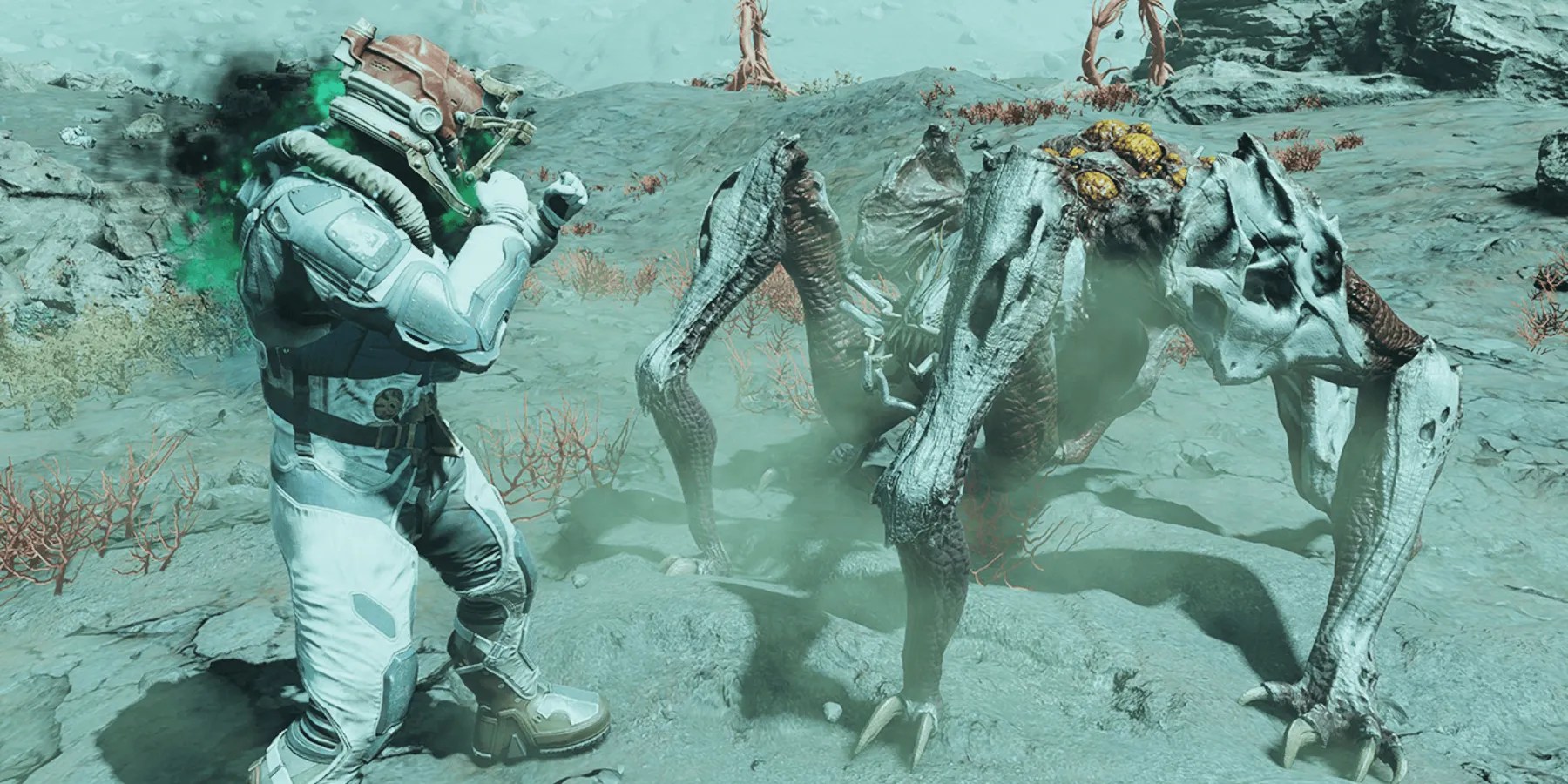 starfield melee vs. terrormorph