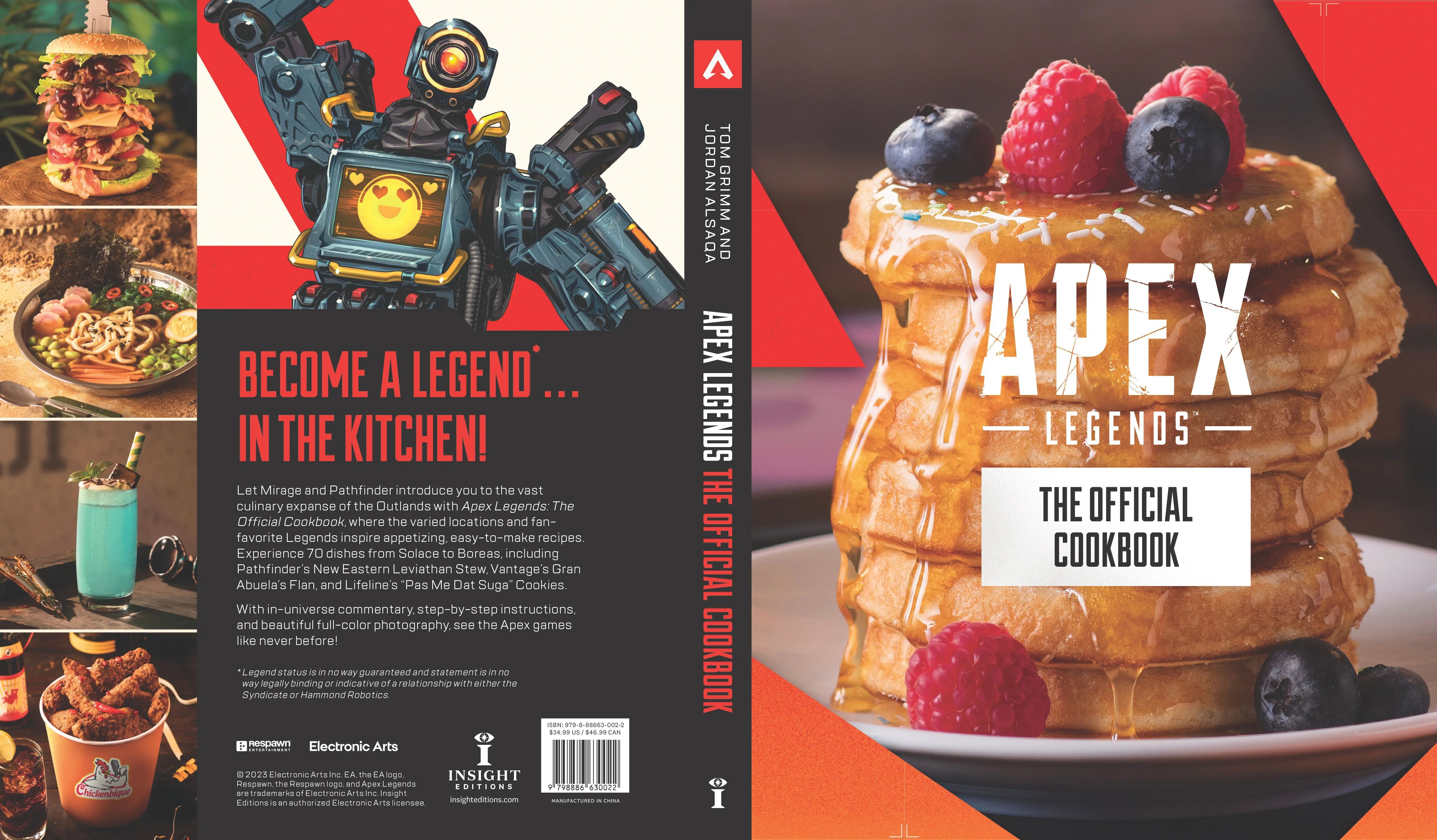 apex legends cook book front and back