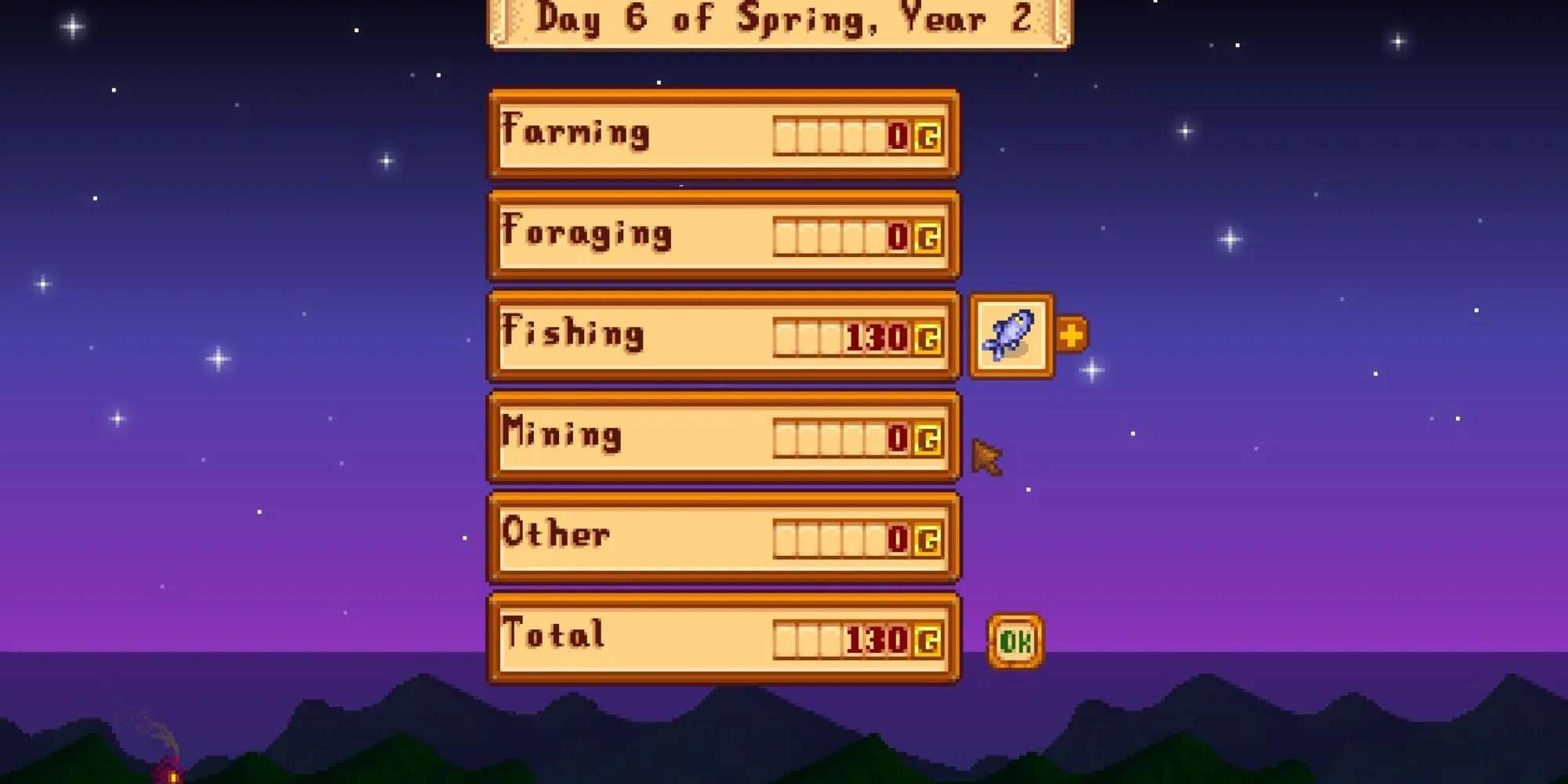 fish earnings stardew valley
