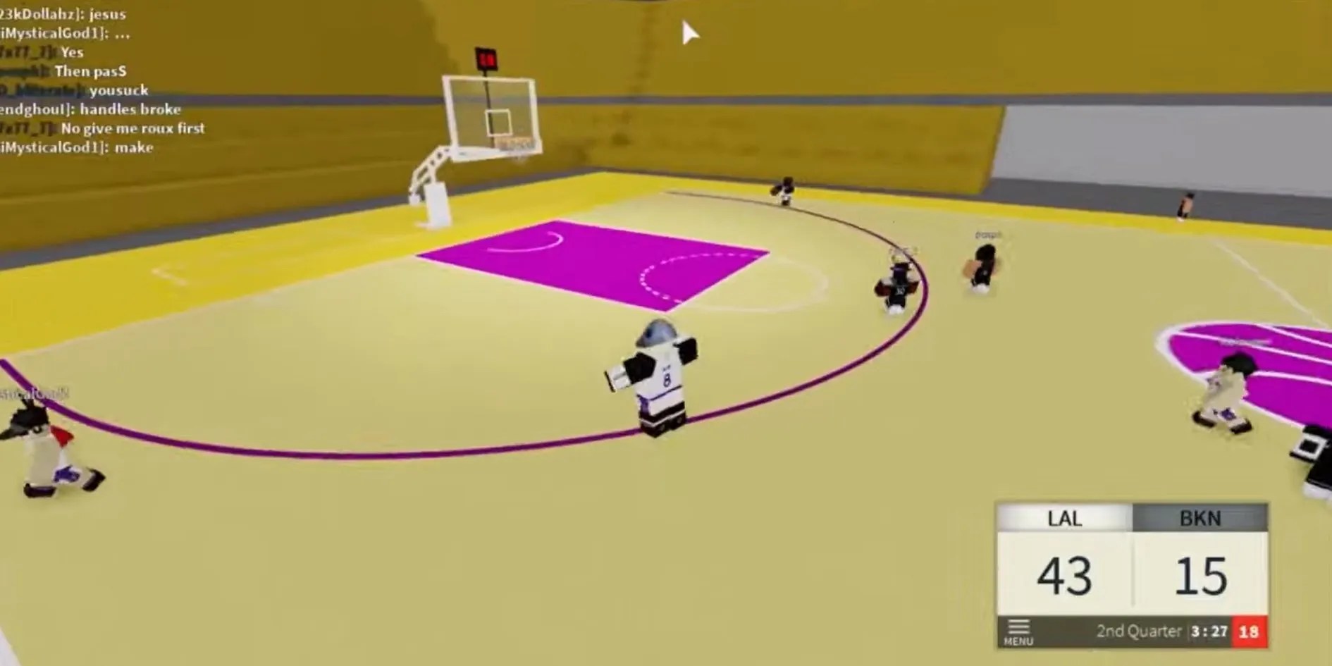 An image of players enjoying the game, basketball in Phenom