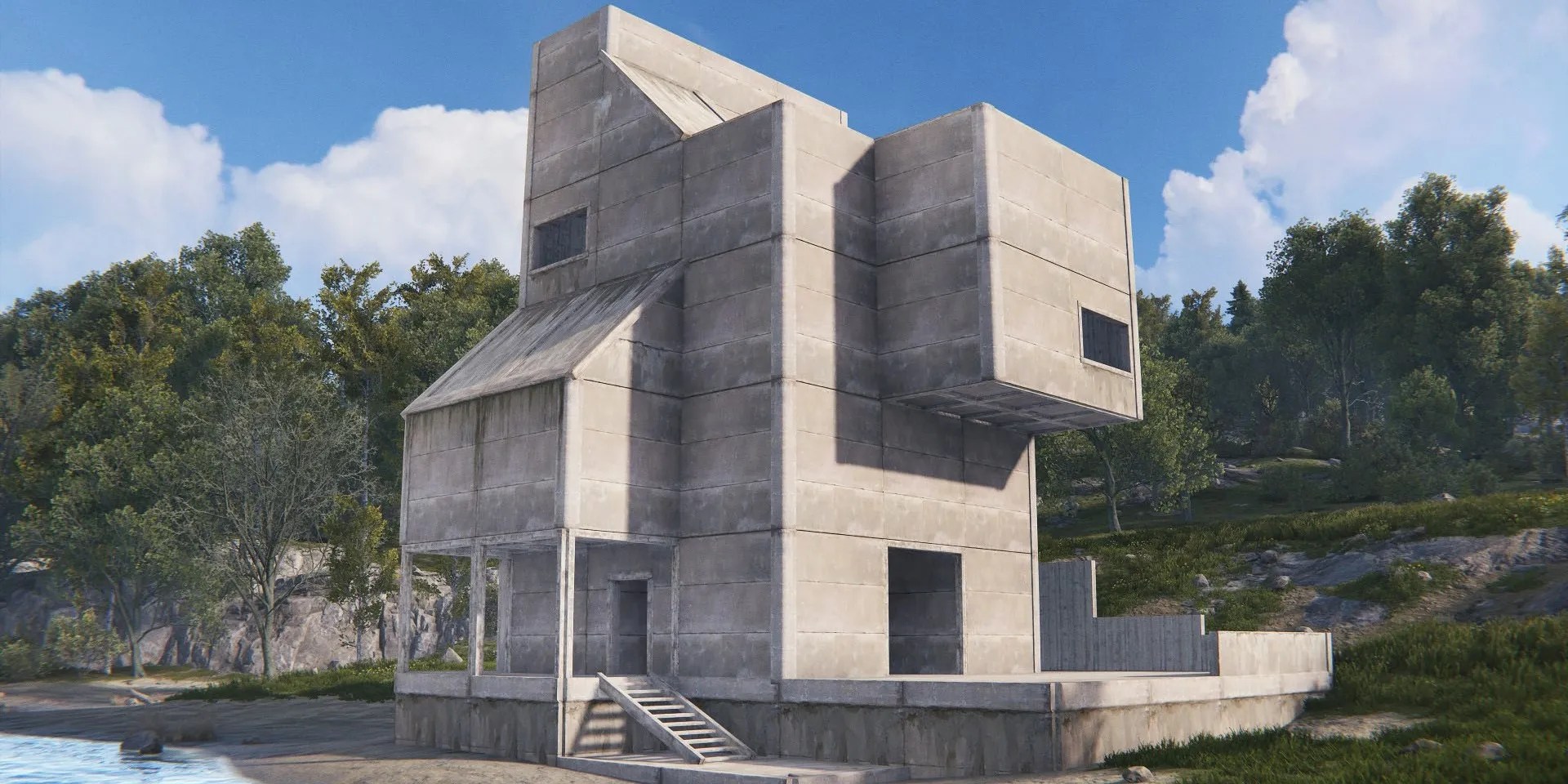 Brutalist Building Skin Rust DLC