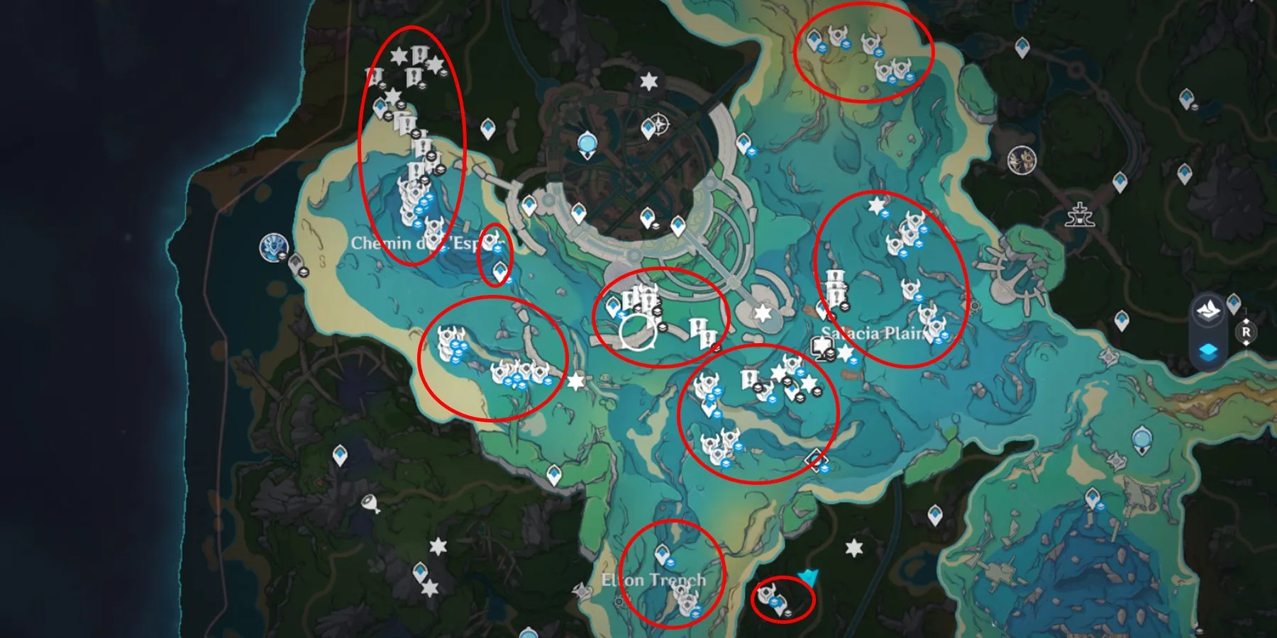where to find beryl conch in genshin impact