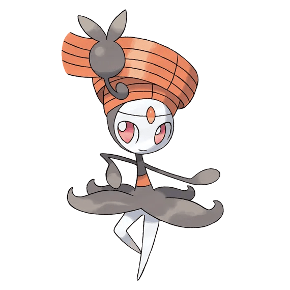Meloetta Pirouette form indigo disk