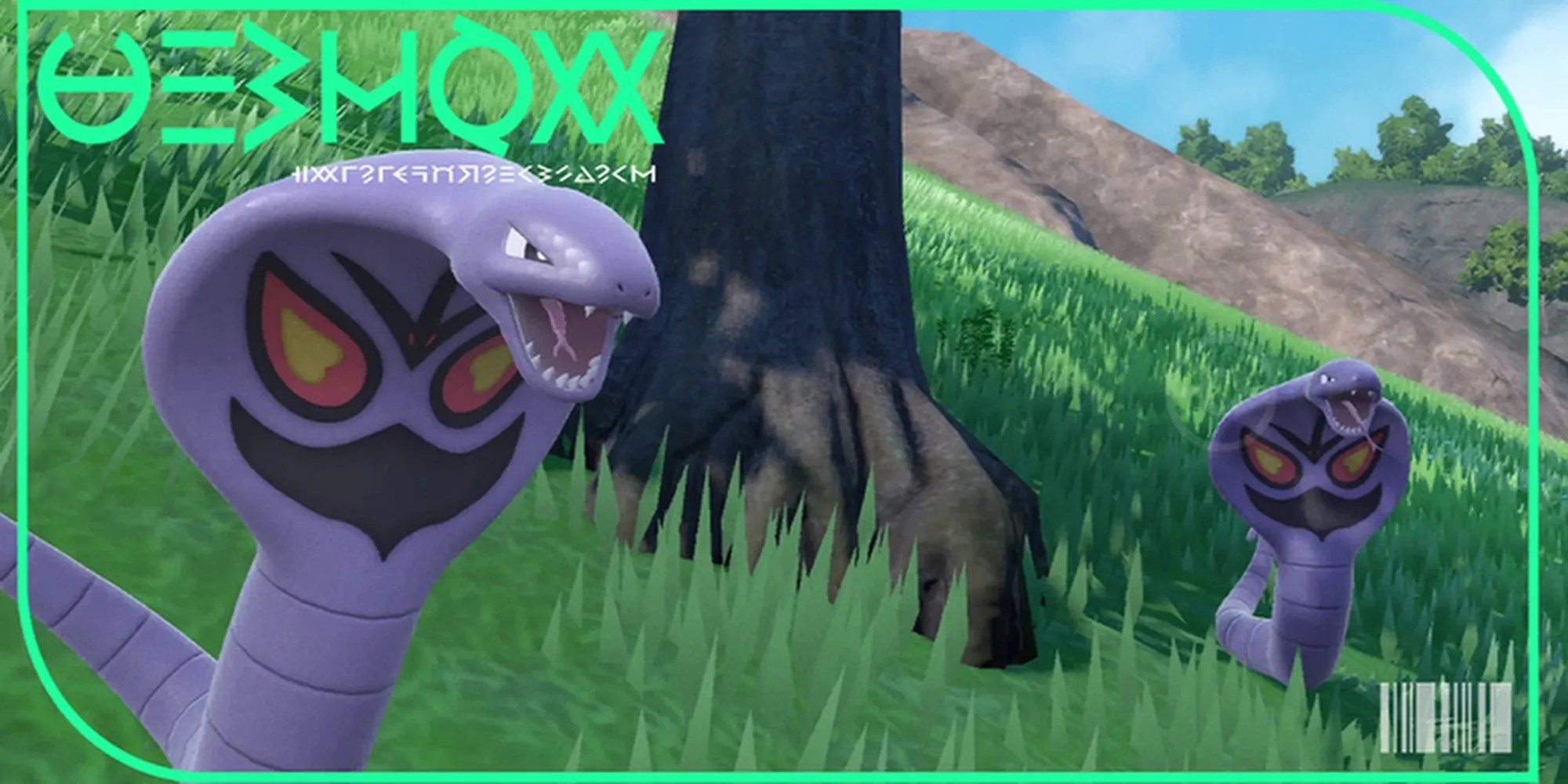 The cover image for Arbok&rsquo;s dex entry in paldea