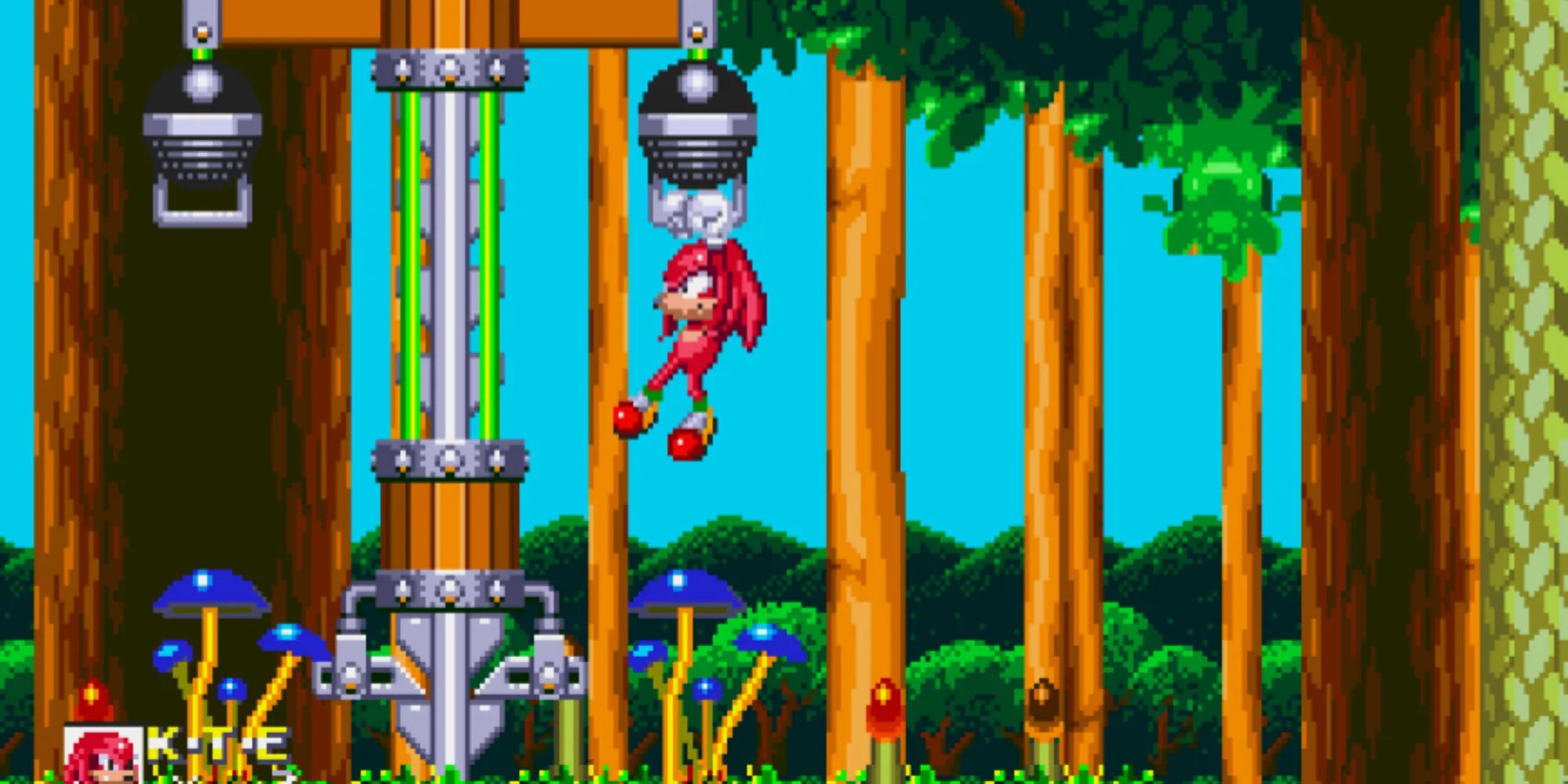 Climbing trees in Sonic &amp; Knuckles