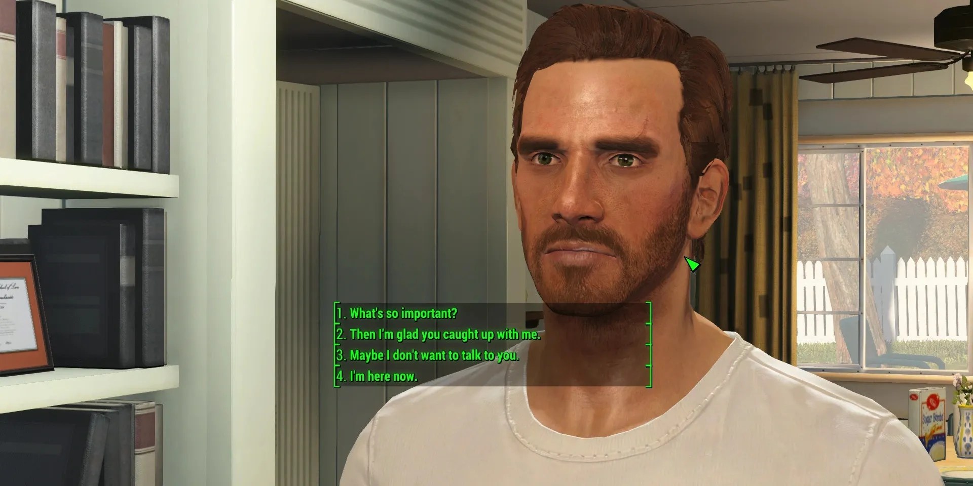 Default character dialogue options