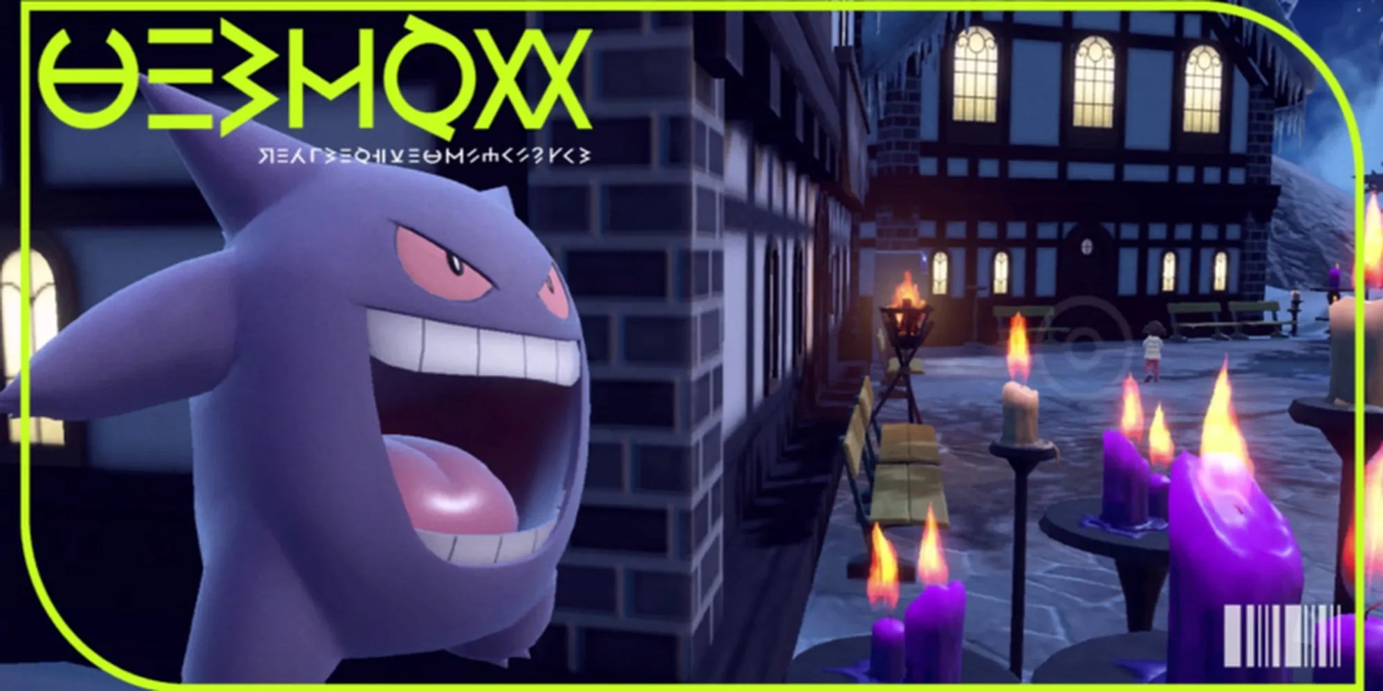 The cover image for Gengar&rsquo;s dex entry in paldea