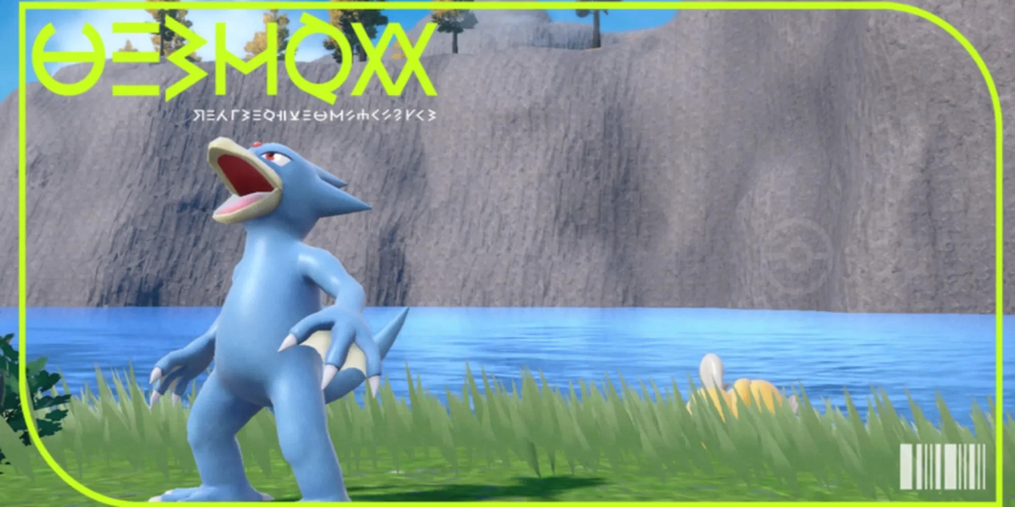 The cover image for Golduck&rsquo;s dex entry in paldea