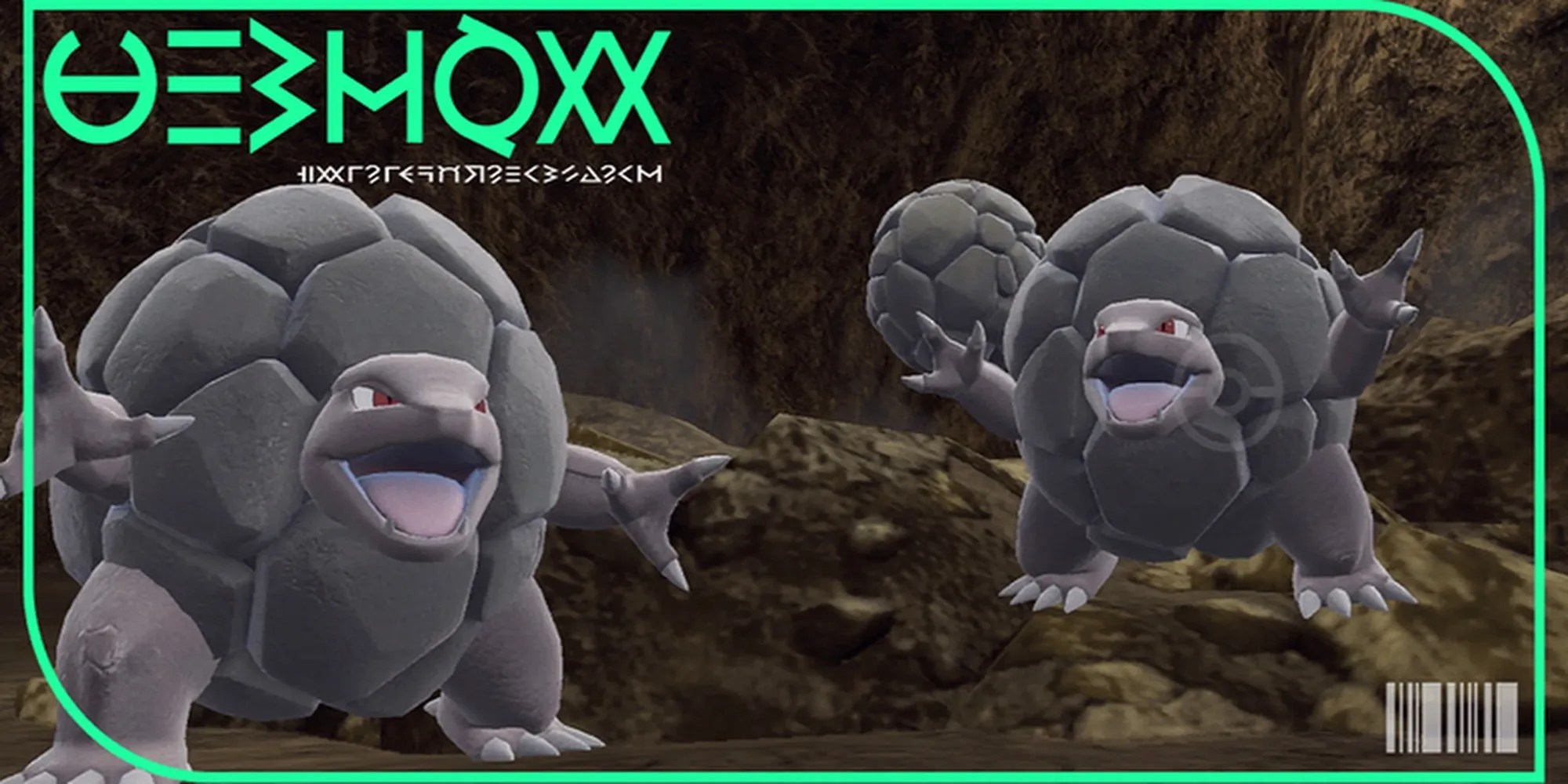 The cover for golem&rsquo;s dex entry in paldea